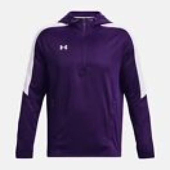 Under Armour Men's Storm Armour Fleece Hooded Jacket Purple Size 2XL - Picture 2 of 11